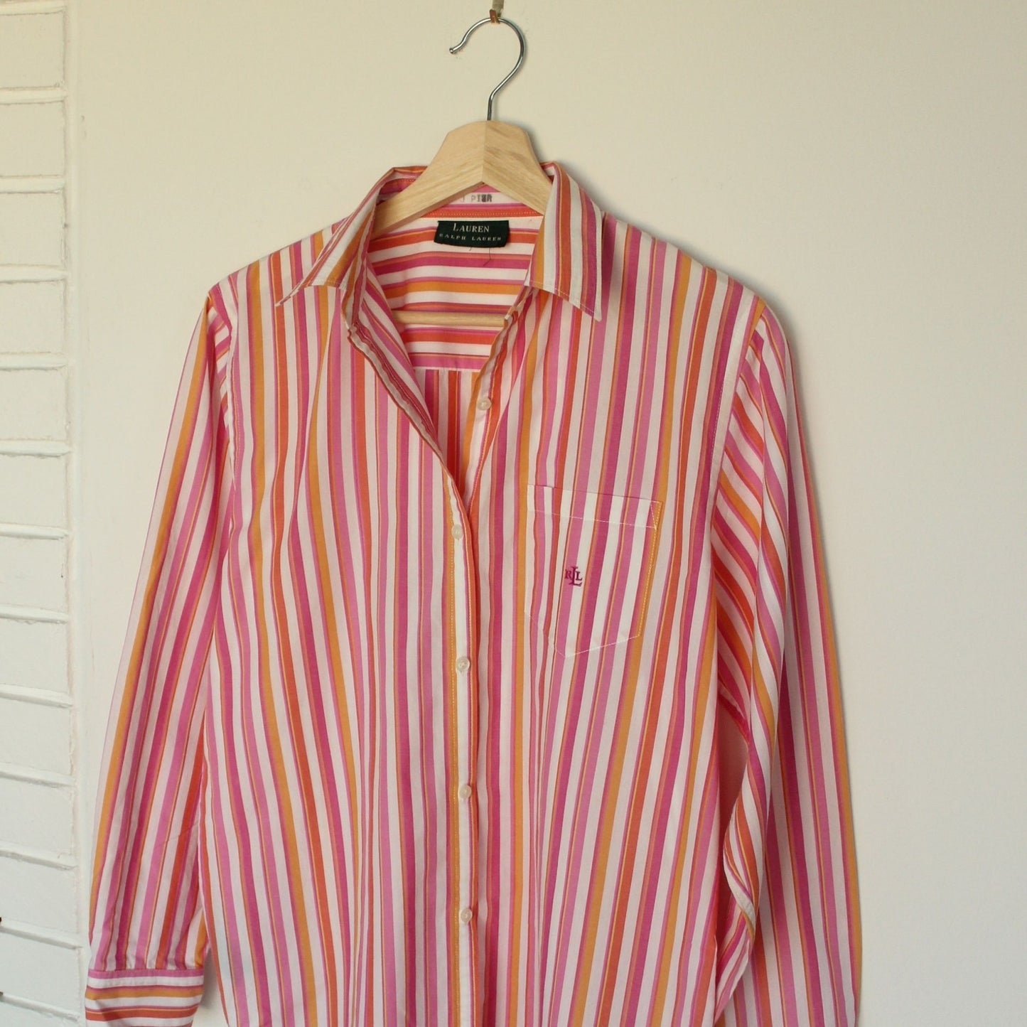 Striped Ralph Lauren Shirt - M