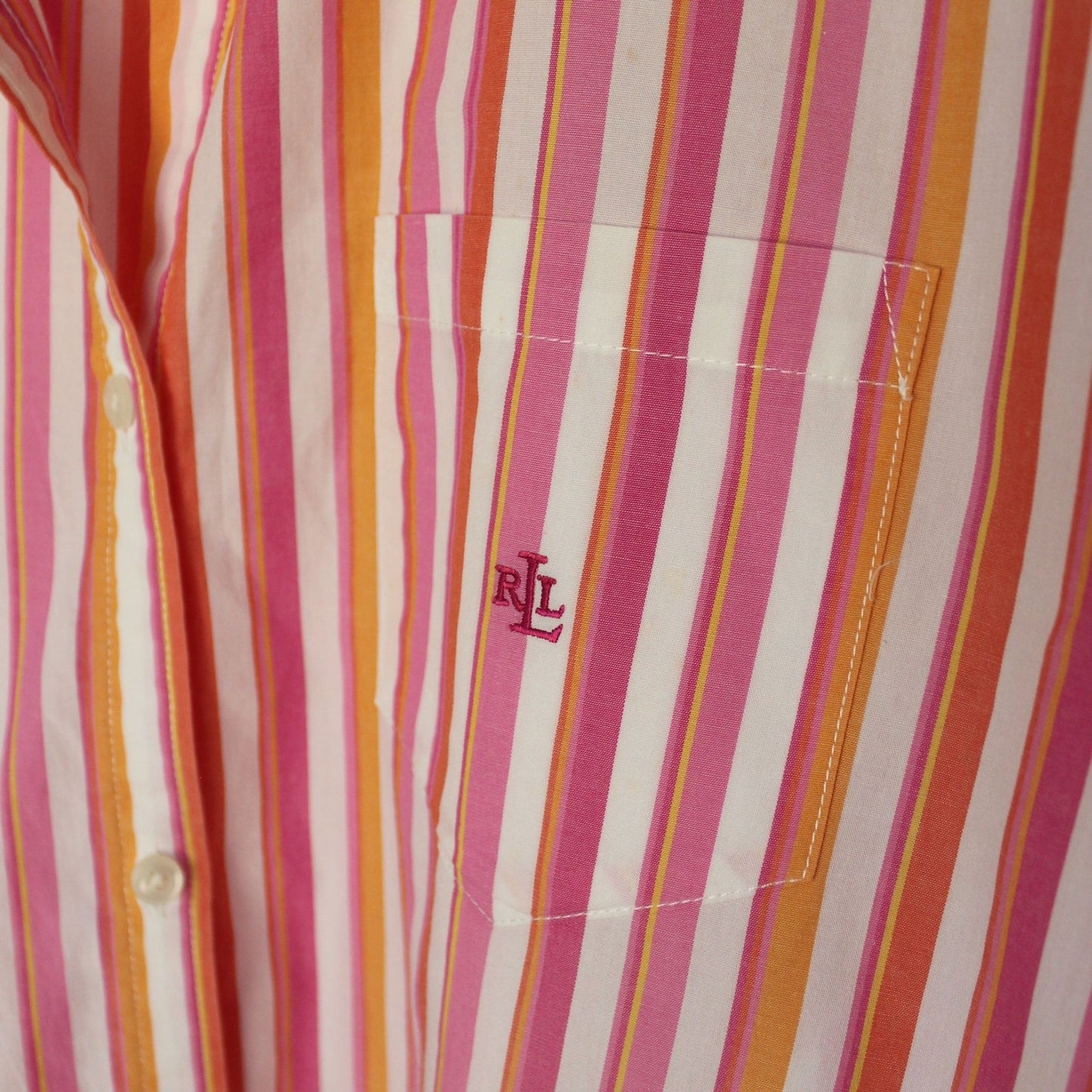 Striped Ralph Lauren Shirt - M