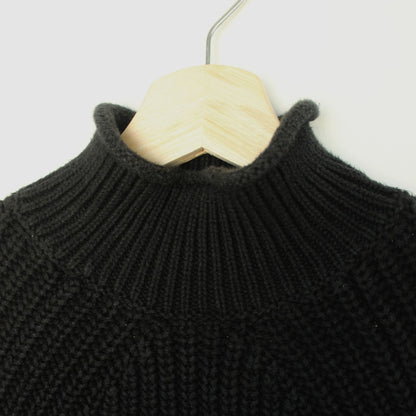 Cotton Mock Neck Sweater - XS