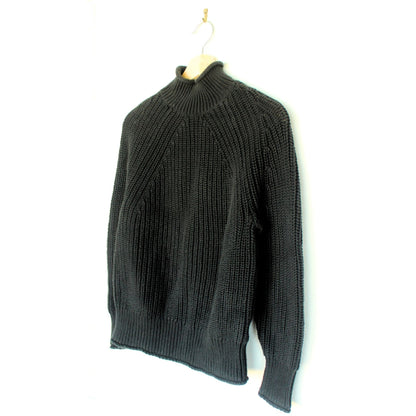 Cotton Mock Neck Sweater - XS