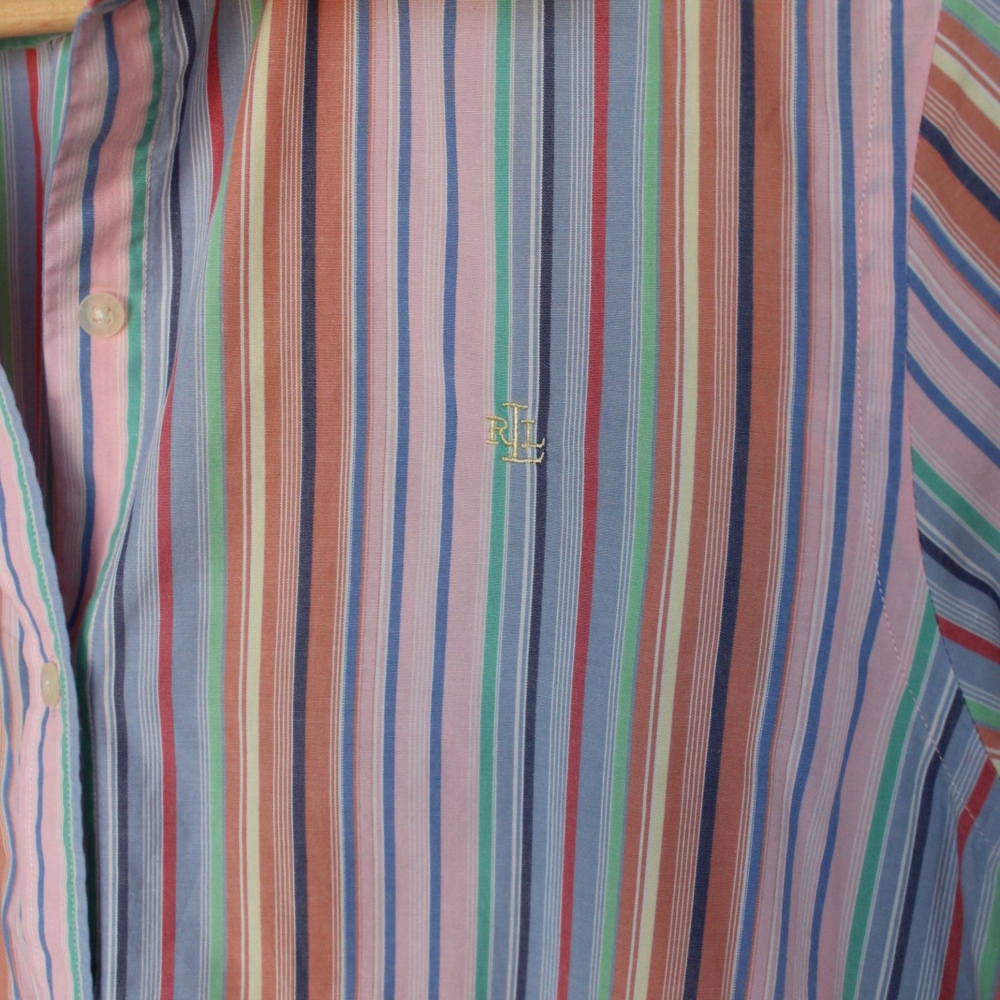 Striped Ralph Lauren Shirt - M