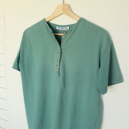 Vintage Henley Tee - M