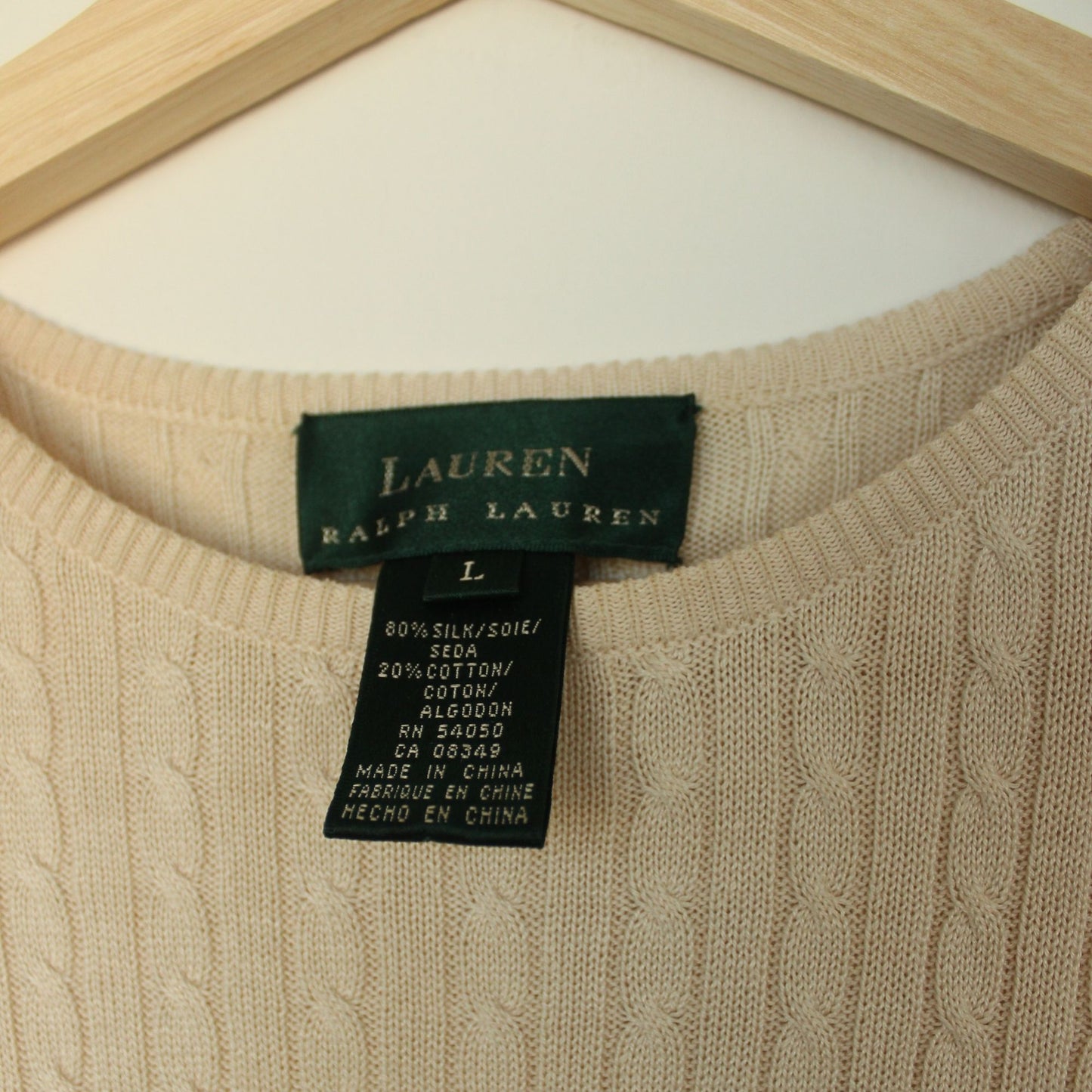 Ralph Lauren Sweater Tee - L