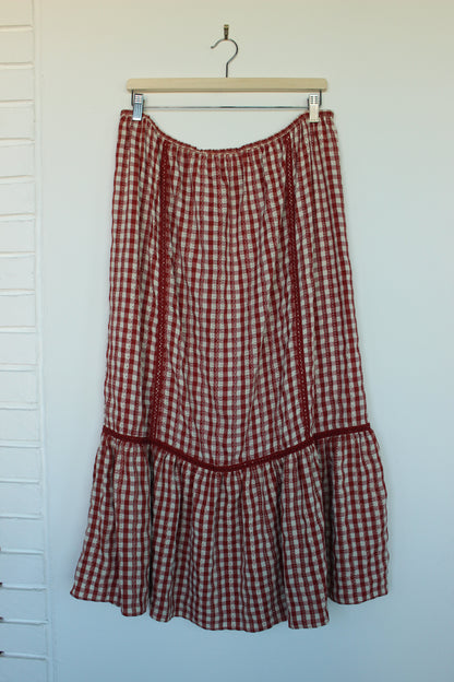 Gingham Skirt - XL