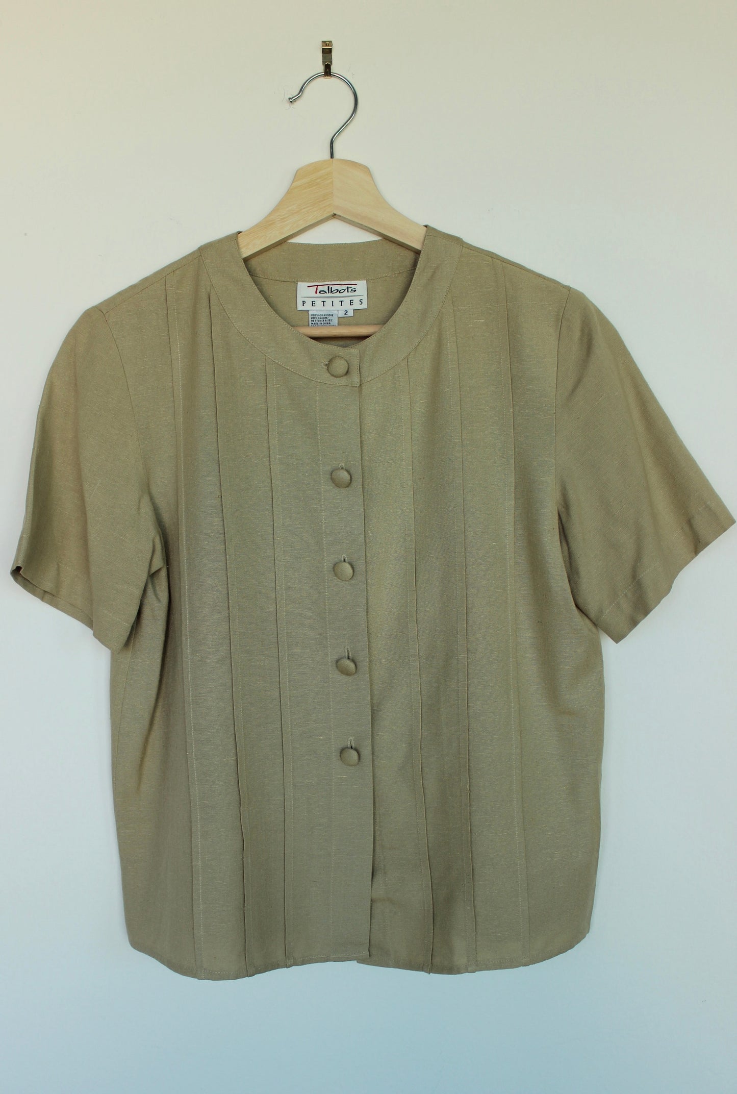 Raw Silk Blouse - XS