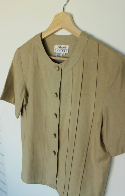 Raw Silk Blouse - XS