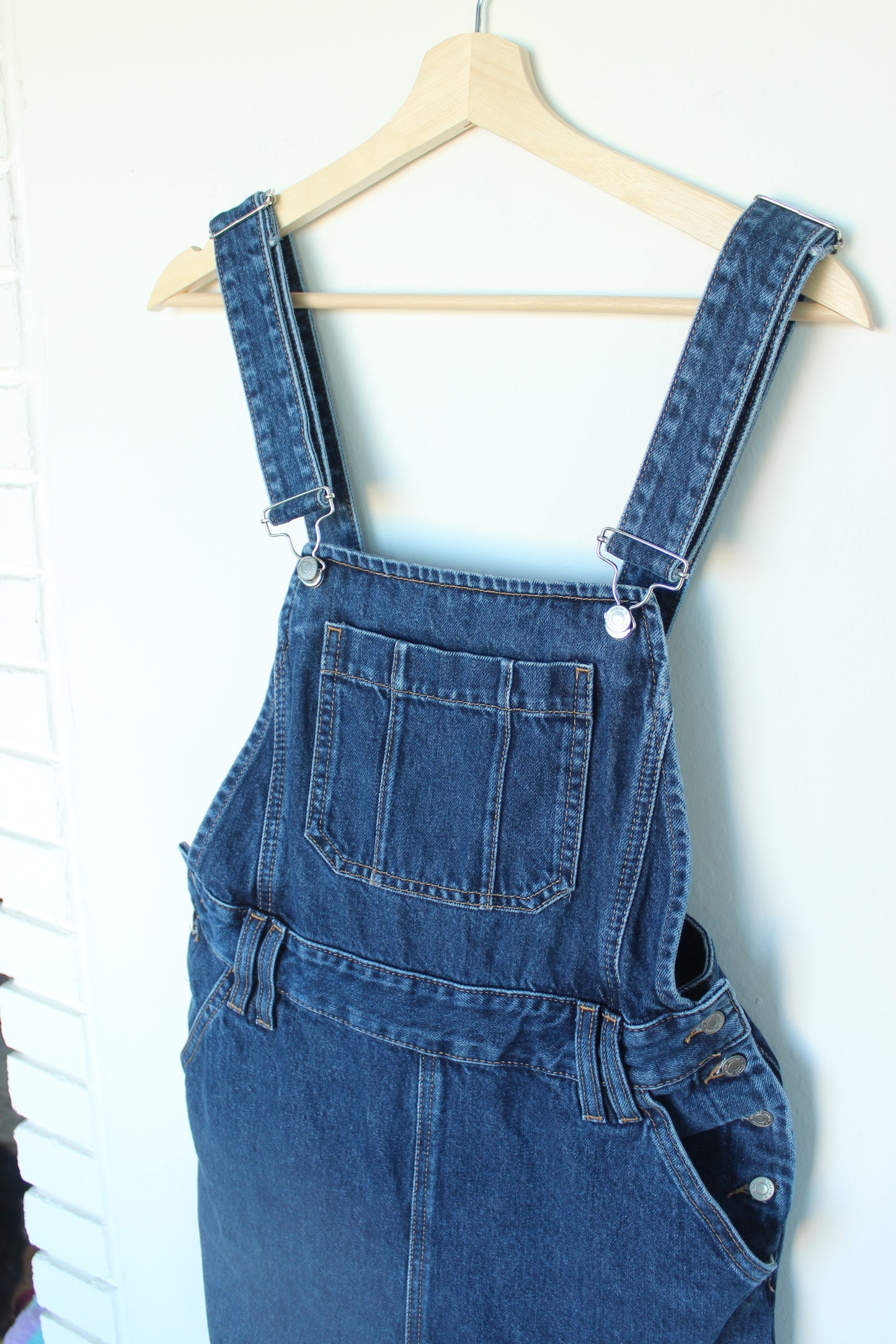 Denim Overalls - S